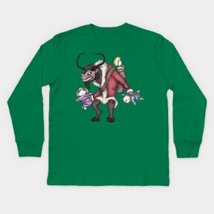 Krampus Kids Long Sleeve T-Shirt